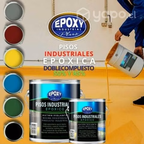 Pintura industrial epoxica para pisos 2 componente