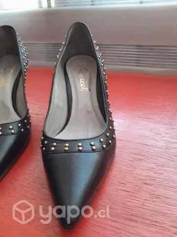 Zapato taco gacel cuero - Imagen 4