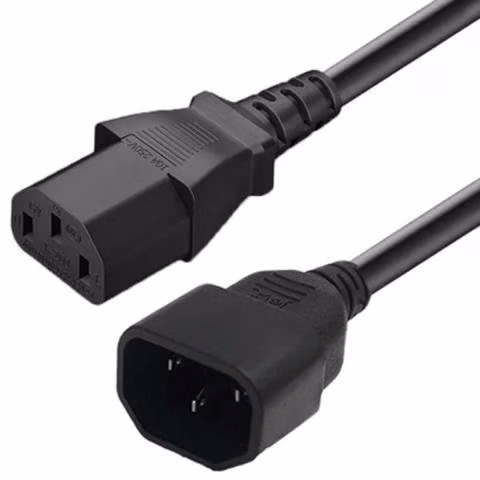 Cable de poder macho hembra 1,8 mts. ups, monitor