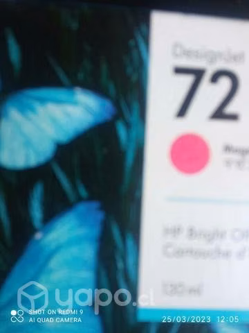 Tinta HP 72 Magenta original de 130ml