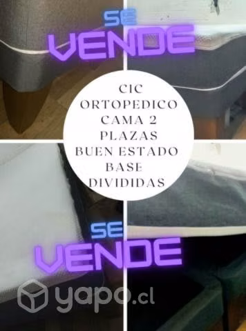 Cama dos plazas