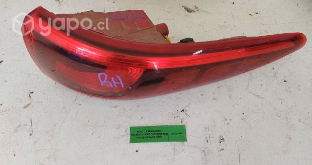 Farol Tapabarro Trasero Derecho (KSA200) Kia Sport