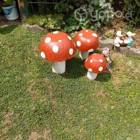 Adornos para jardín de cemento