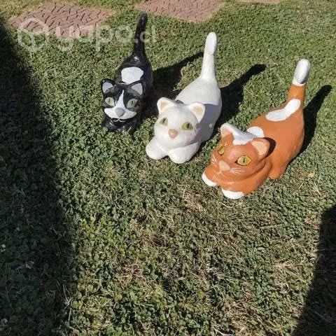 Adornos para jardín de cemento