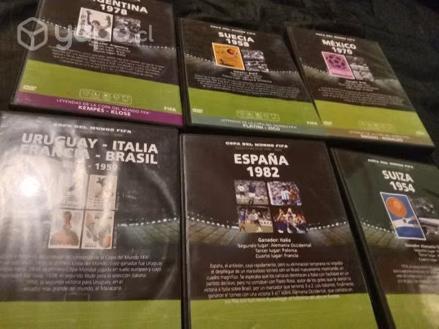 Dvds los mundiales de futbol