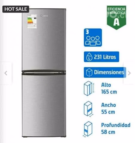 Refrigerador Mademsa Nordik MR 415 Plus 231L 220V