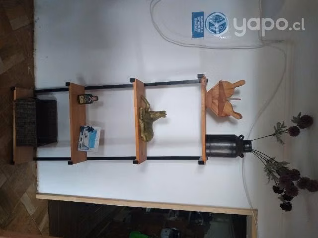 Repisa de metal y madera (stock 4 unidades)