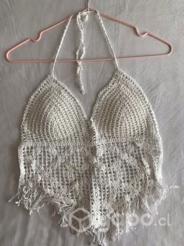 Top tejido blanco - Imagen 2