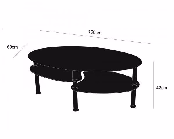 Mesa De Centro Elipse - Imagen 4