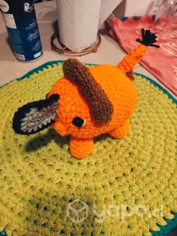 Pochita a Crochet (PERSONALIZADOS Y A PEDIDO)