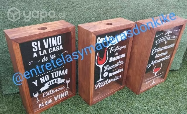 Cajas para guardar corchos
