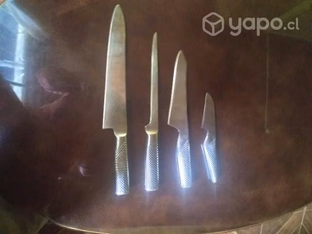 Set cuchillos cocina chef profesionales global