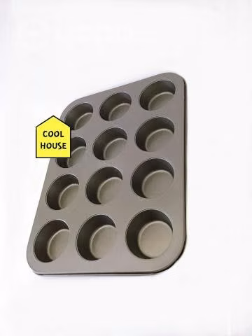 Molde de cupcake liso 12 cuencas