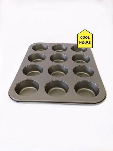 Molde de cupcake liso 12 cuencas