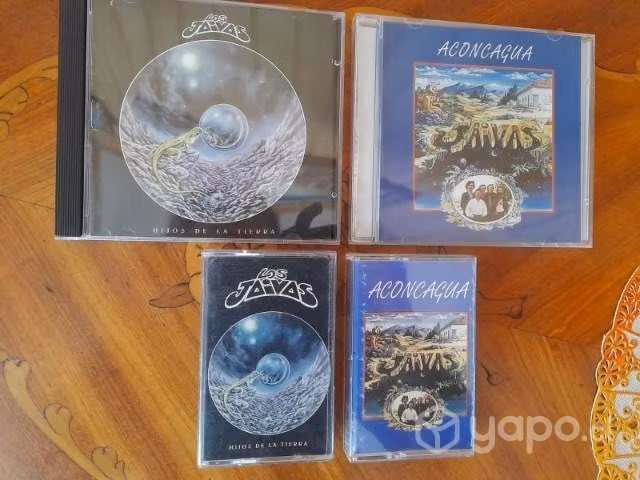 Cds y cassette grupo Los jaivas