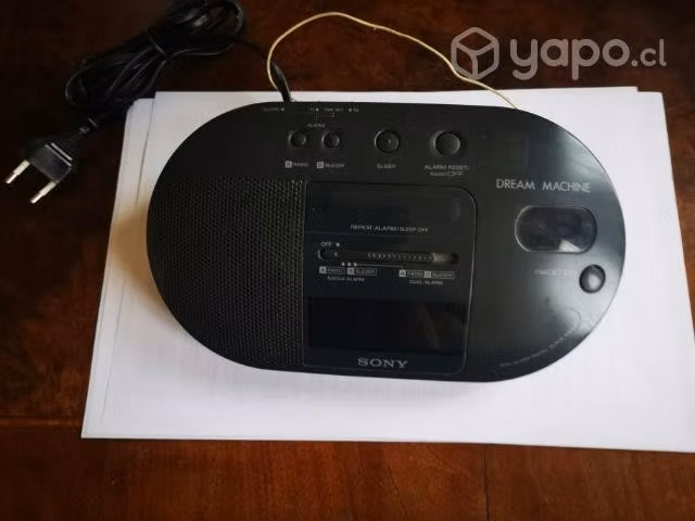 Radio reloj despertador sony