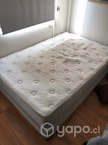 Cama plaza 3/4 base sin ruedas