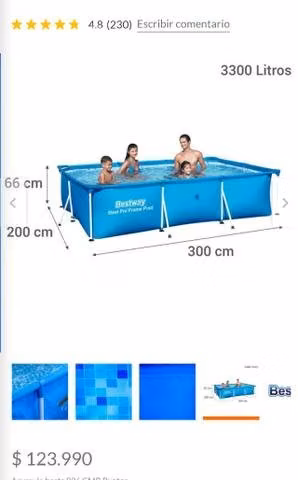 Piscina bestway nueva