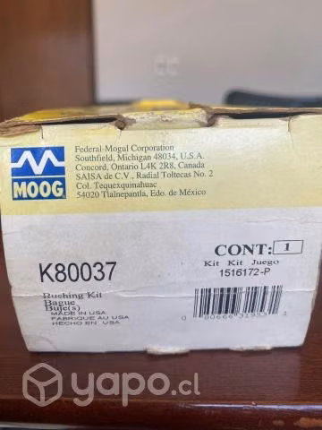 Bujes de barra estabilizadora marca Moog
