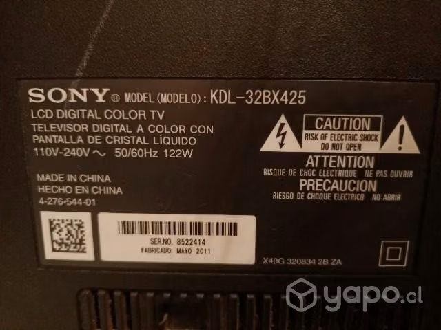 Lcd 32" sony