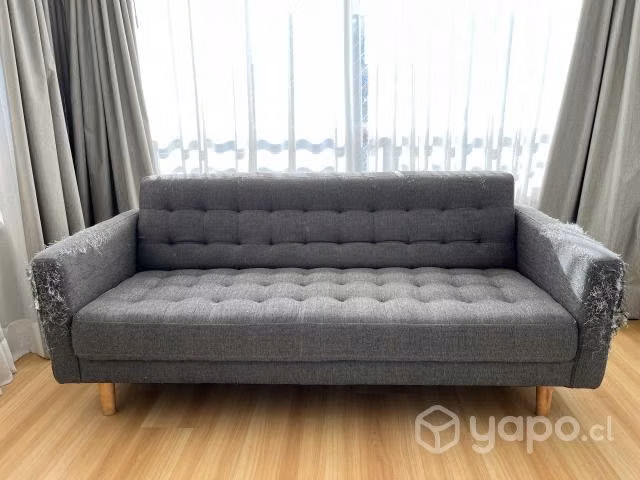 Sillón 3 cuerpos gris