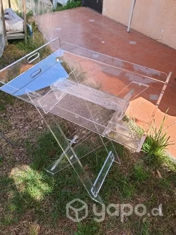 Mesa desmontable acrilico