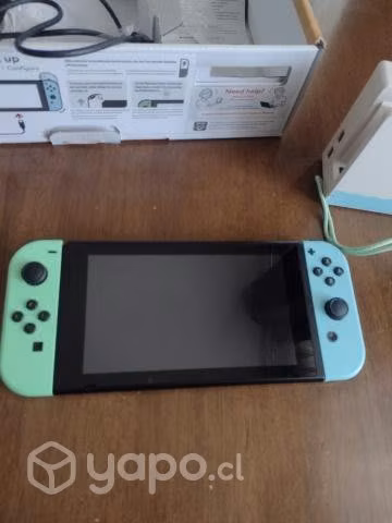 Nintendo switch edicion animal crossing + juego