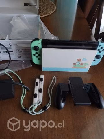 Nintendo switch edicion animal crossing + juego