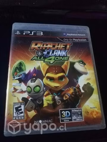 Ratchet clank ps3 all 4 one para 2 players ideal