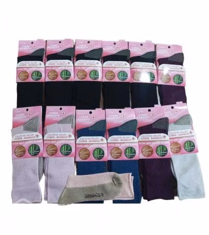 X6 unidades de calcetin tobillera pie diabetico