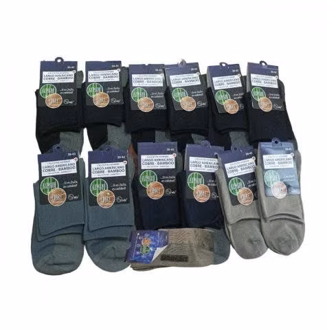 X6 unidades de calcetin tobillera pie diabetico