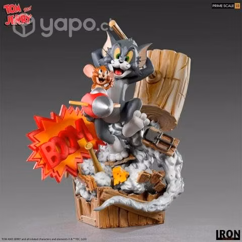 Iron studios prime scale 1/3 tom y jerry