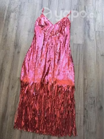 Vestido lentejuelas nuevo hym talla s