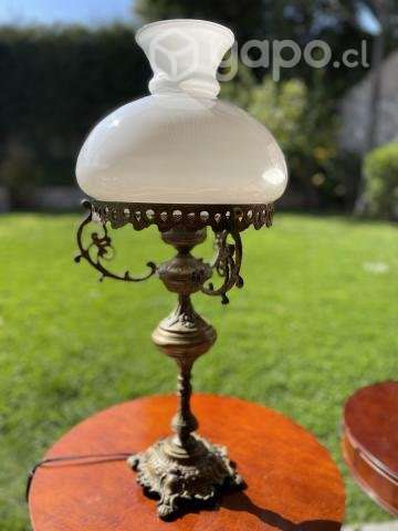 2 Lámparas de bronce y tulipanes - Imagen 2