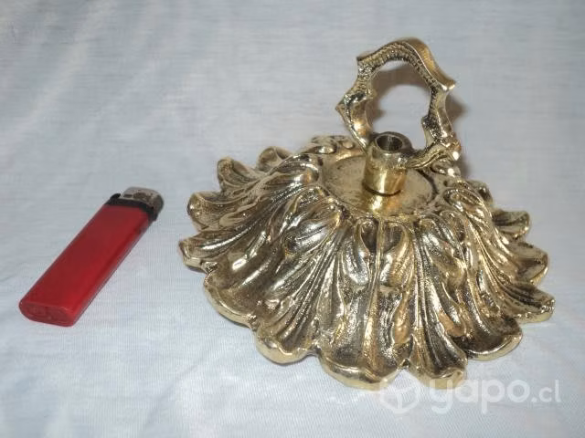 Soporte Bronce, Colgar Lámpara, 14 Cms