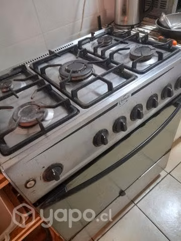 Cocina a gas 6 platos