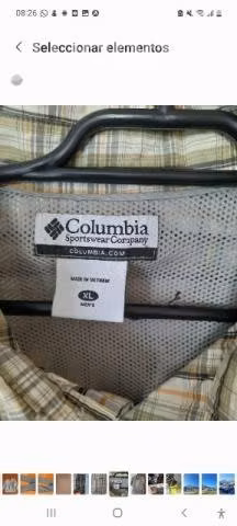 Camisa  Original Columbia XL - Imagen 2