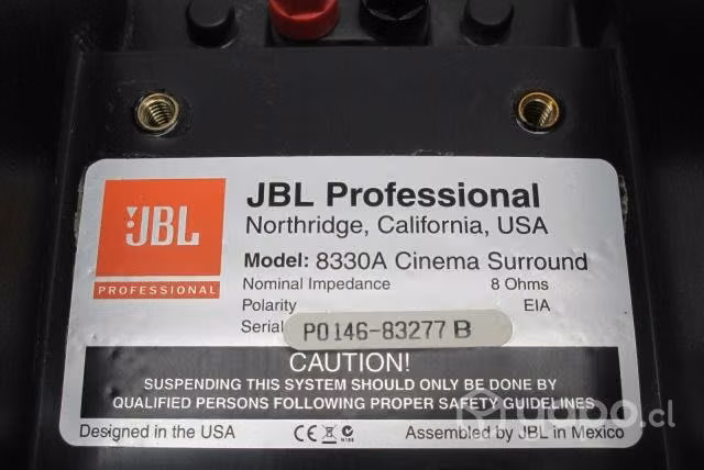Parlantes JBL 8330A Cinema Surround
