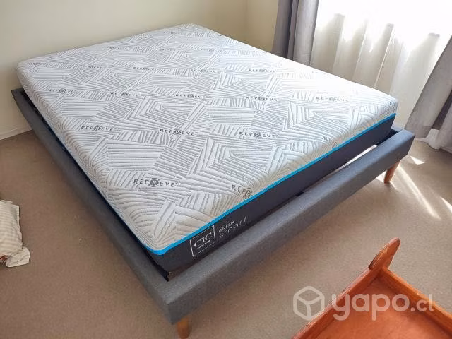 Cama 2 plazas marca Cic