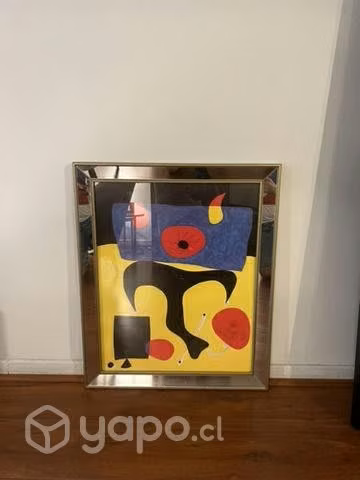 Cuadro print J miro 76 x 62 nuevo espejado - Imagen 3
