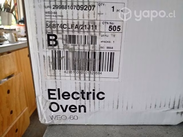 Horno eléctrico Nuevo en caja