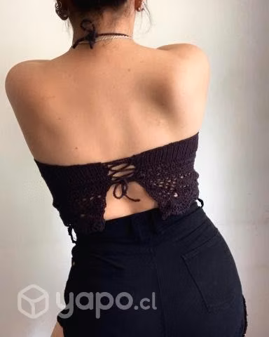 Crop top tejido - Imagen 2