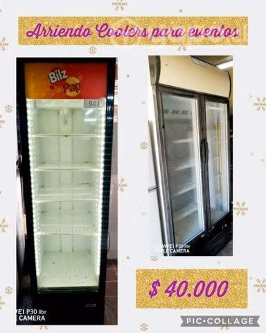 Coolers, ARRIENDO.