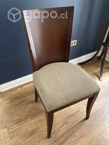 Comedor madera 6 sillas