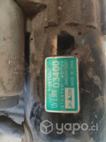 Motor de partida Kia Río 5 1.2 2012