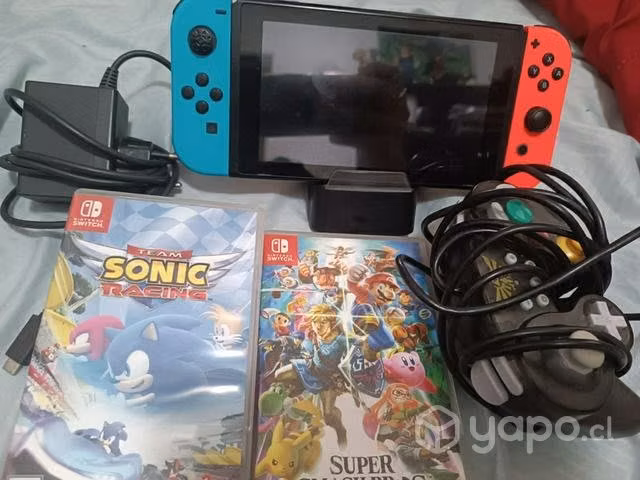 Nintendo Switch Neón Roja
