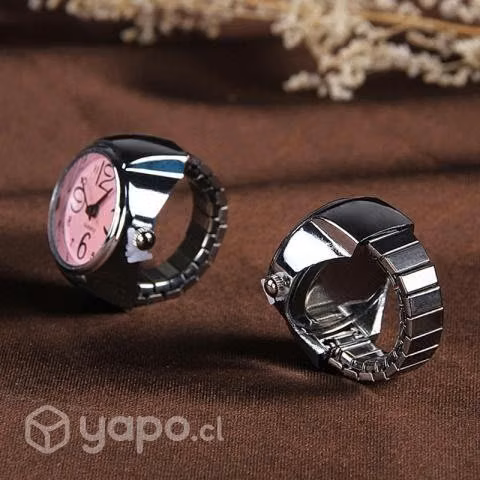 Hermosos Y Novedosos Reloj Anillos Varios Colores