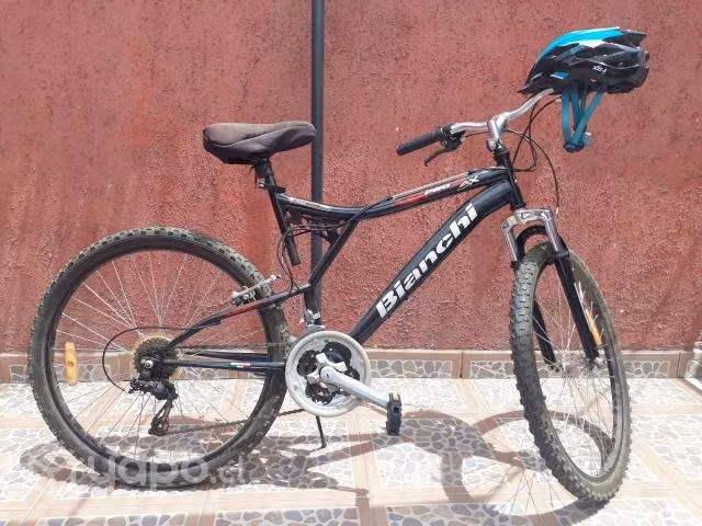Bicicleta Bianchi PRO SX Aro 26 Negro + Casco xc-1