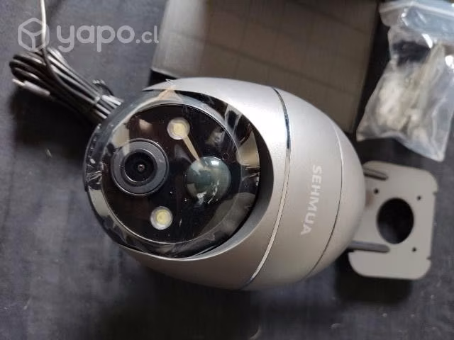 Camara de seguridad con panel solar