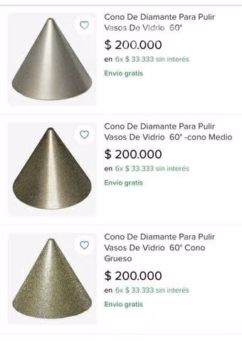 Cono diamantado